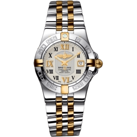 Breitling Galactic 30 Two Tone Silver / Roman / Two Tone Bracelet B71340L2.G671.368D