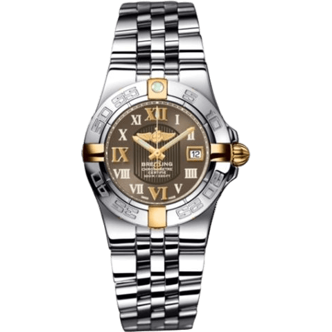Breitling Galactic 30 Two Tone Amber/ Roman / Bracelet B71340L2.Q562.368A
