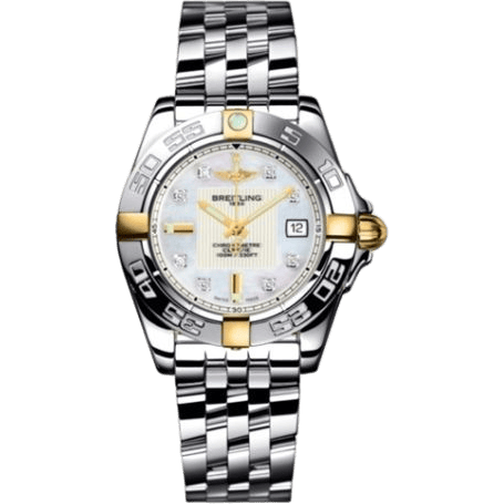 Breitling Galactic 32 Two Tone MOP / DIamond / Bracelet B71356L2.A710.367A