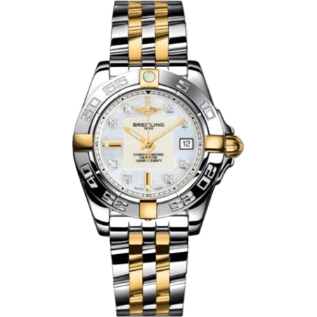 Breitling Galactic 32 Two Tone MOP / Diamond / Two Tone Bracelet B71356L2.A710.367D