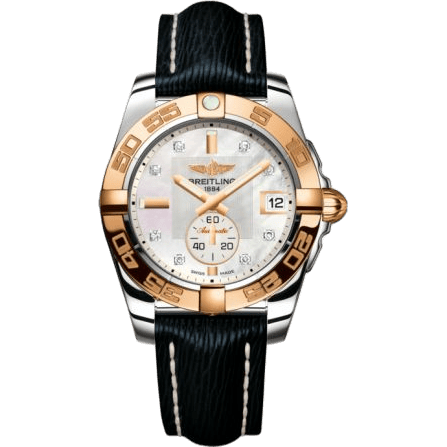 Galactic 36 Automatic Stainless Steel / Rose Gold / Pearl Diamond / Sahara