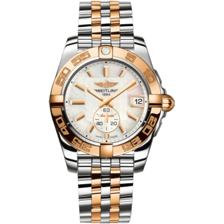 Breitling Galactic 36 Automatic Stainless Steel / Rose Gold / Pearl / Bracelet C37330121A1C1
