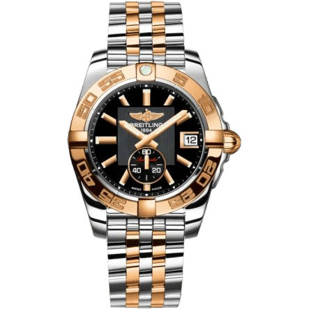 Breitling Galactic 36 Automatic Stainless Steel / Rose Gold / Volcano Black / Bracelet C37330121B1C1
