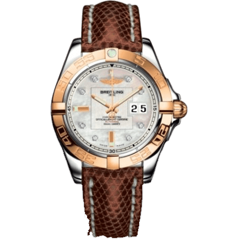 Breitling Galactic 41 Stainless Steel / Rose Gold / Pearl Diamond / Teju C49350L2.A706.146Z