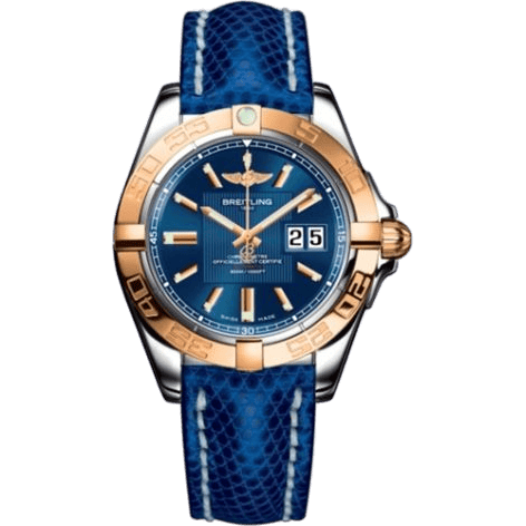 Breitling Galactic 41 Stainless Steel / Rose Gold / Metallica Blue / Teju C49350L2.C810.143Z