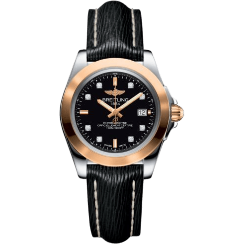 Breitling Galactic 32 Sleek Edition Stainless Steel / Rose Gold / Trophy Black Diamond / Sahara C7133012/BF64/208X/A14BA.1