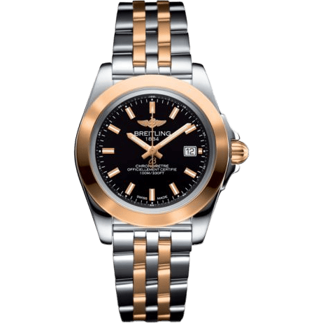 Breitling Galactic 32 Sleek Edition Stainless Steel / Rose Gold / Trophy Black / Bracelet C7133012/BF65/792C