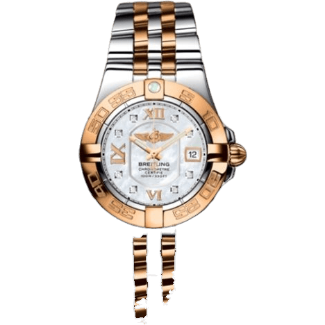 Galactic 30 Gold Bezel / MOP / Two Tone Bracelet