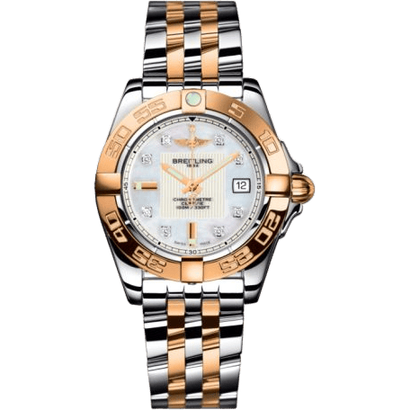 Breitling Galactic 32 Stainless Steel / Rose Gold / Pearl Diamond / Bracelet C71356L2.A712.367C