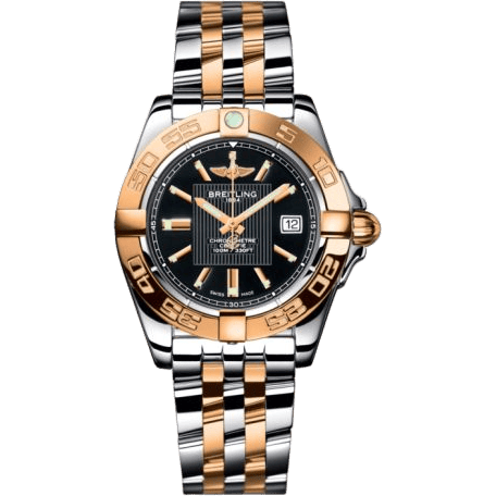Breitling Galactic 32 Stainless Steel / Rose Gold / Trophy Black / Bracelet C71356L2.BA12.367C