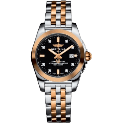 Breitling Galactic 29 Stainless Steel / Rose Gold / Trophy Black Diamond / Bracelet C7234812/BE86/791C