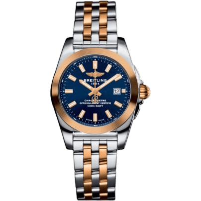 Breitling Galactic 29 Stainless Steel / Rose Gold / Horizon Blue / Bracelet C7234812/C950/791C