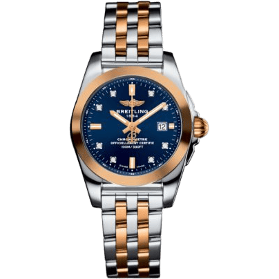 Breitling Galactic 29 Stainless Steel / Rose Gold / Horizon Blue Diamond / Bracelet C7234812/C964/791C