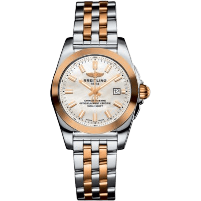 Breitling Galactic 29 Stainless Steel / Rose Gold / Pearl / Bracelet C72348121A1C1