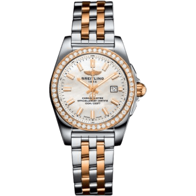 Breitling Galactic 29 Stainless Steel / Rose Gold / Diamond / Pearl / Bracelet C7234853/A791/791C