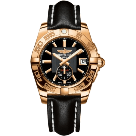 Breitling Galactic 36 Automatic Rose Gold / Volcano Black / Calf H3733012.BA54.414X