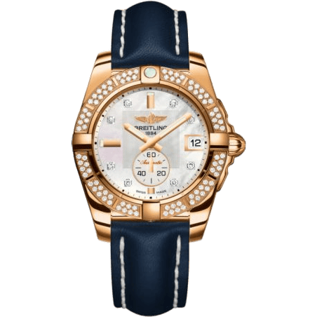 Galactic 36 Automatic Rose Gold / Diamond / Pearl Diamond / Calf
