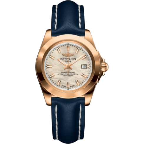 Breitling Galactic 32 Sleek Edition Rose Gold / Pearl / Calf H7133012.A802.116X