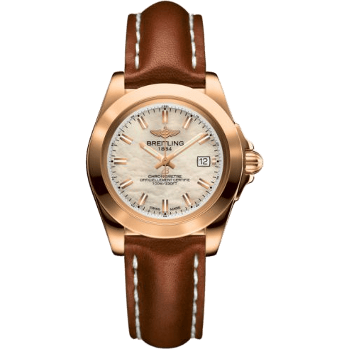 Breitling Galactic 32 Sleek Edition Rose Gold / Pearl / Calf H7133012.A802.406X