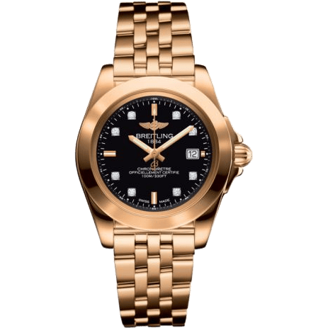 Galactic 32 Sleek Edition Rose Gold / Trophy Black Diamond / Bracelet