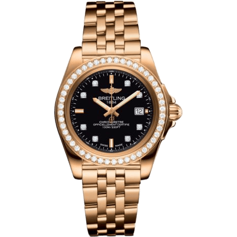 Galactic 32 Sleek Edition Rose Gold / Diamond / Trophy Black Diamond / Bracelet