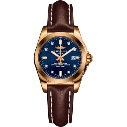 Galactic 29 Rose Gold / Horizon Blue Diamond / Calf