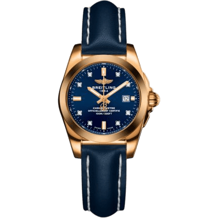 Galactic 29 Rose Gold / Horizon Blue Diamond / Calf