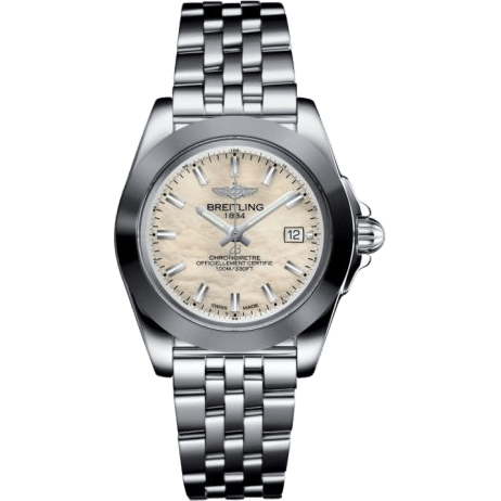 Breitling Galactic 32 Sleek Edition Stainless Steel / Pearl / Bracelet W71330121A2A1