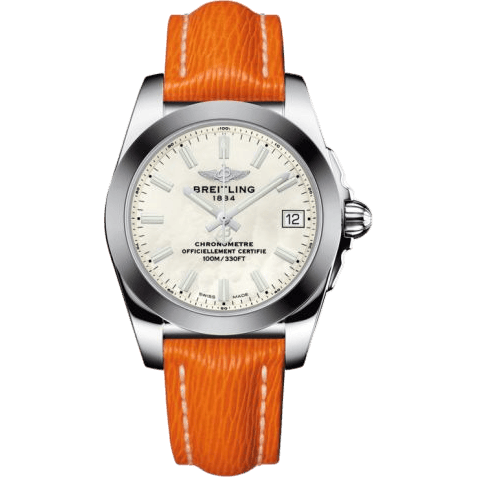 Breitling Galactic 36 Stainless Steel / SleekT / Pearl / Sahara W7433012.A779.217X