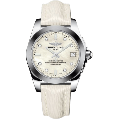 Breitling Galactic 36 Stainless Steel / SleekT / Pearl Diamond / Sahara W7433012.A780.236X