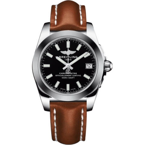 Breitling Galactic 36 Stainless Steel / SleekT / Trophy Black / Calf W7433012.BE08.412X