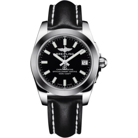 Breitling Galactic 36 Stainless Steel / SleekT / Trophy Black / Calf W7433012.BE08.414X