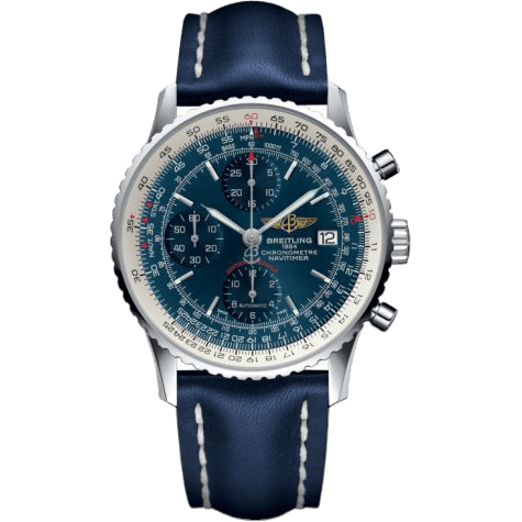 Breitling Navitimer Heritage Stainless Steel / Aurora Blue / Calf A1332412.C942.105X