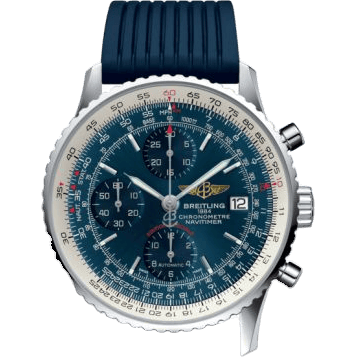 Breitling Navitimer Heritage Stainless Steel / Aurora Blue / Rubber A1332412.C942.273S