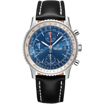 Breitling Navitimer 1 Chronograph 41 Stainless Steel / Blue / Calf / Folding A13324121C1X2