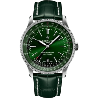 Breitling Navitimer Automatic 41 Automatic Stainless Steel / Green / Alligator - Folding A17326361L1P2