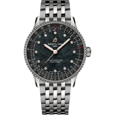Breitling Navitimer Automatic 36 Stainless Steel / Black MOP / Bracelet / DACH A173271A1B1A1