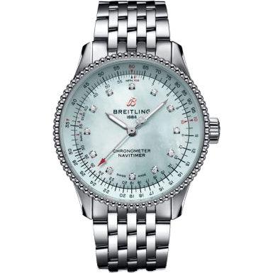 Navitimer 1 35 Automatic Stainless Steel / Blue MOP / eComm / Bracelet