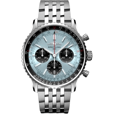 Breitling Navitimer B01 Chronograph 43 Stainless Steel / Ice Blue / Bracelet AB0138241C1A1