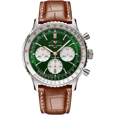 Breitling Navitimer B01 Chronograph 43 Stainless Steel / Green / Spain AB01385A1L1P1