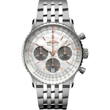 Breitling Navitimer B01 Chronograph 41 Stainless Steel / MOP Japan / Bracelet AB0139211A1A1
