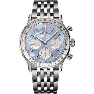 Breitling Navitimer B01 Chronograph 41 Stainless Steel / Blue MOP Japan / Bracelet AB0139211C2A1