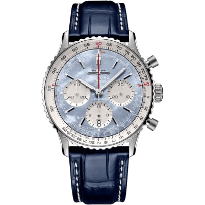Breitling Navitimer B01 Chronograph 41 Stainless Steel / Blue MOP Japan AB0139211C2P1