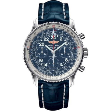 Cosmonaute Stainless Steel / Blue / Croco