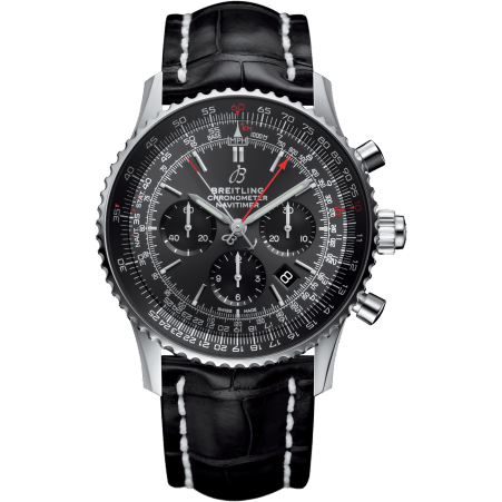Navitimer Rattrapante Stainless Steel / Stratos Gray / Croco / Pin / Boutique Edition