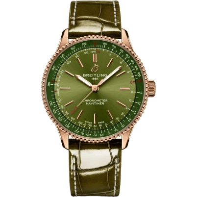Breitling Navitimer Automatic 36 Red Gold / Green R17327371L1P1