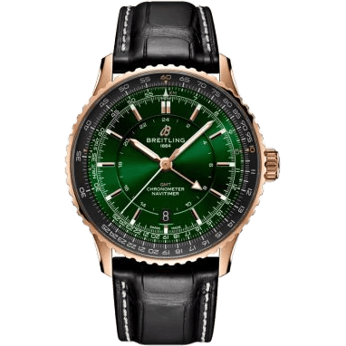 Breitling Navitimer GMT 41 Automatic Red Gold / Green R32310251L1P1