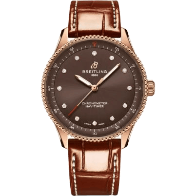 Navitimer Quartz 32 Red Gold / Chocolate