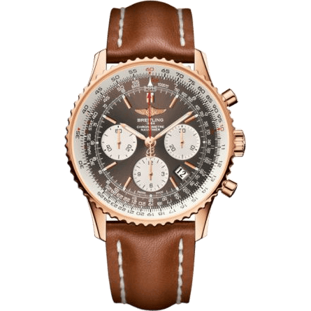 Navitimer 01 43 Red Gold / Bronze / Calf