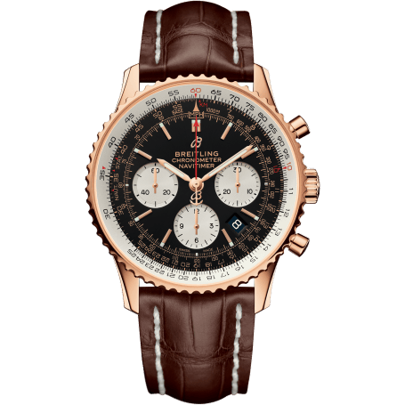 Breitling Navitimer 1 B01 Chronograph 43 Red Gold / Black / Brown Croco RB012121.BG76.739P